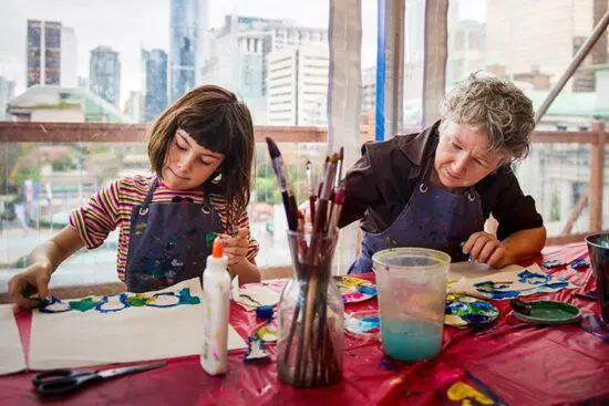 The Making Place | Posters with Natural Materials and Hard Edge Painting