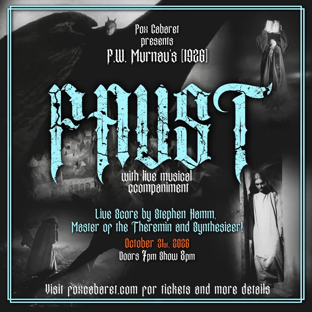 Halloween Screening of Faust (1926) with Stephen Hamm Theremin Man