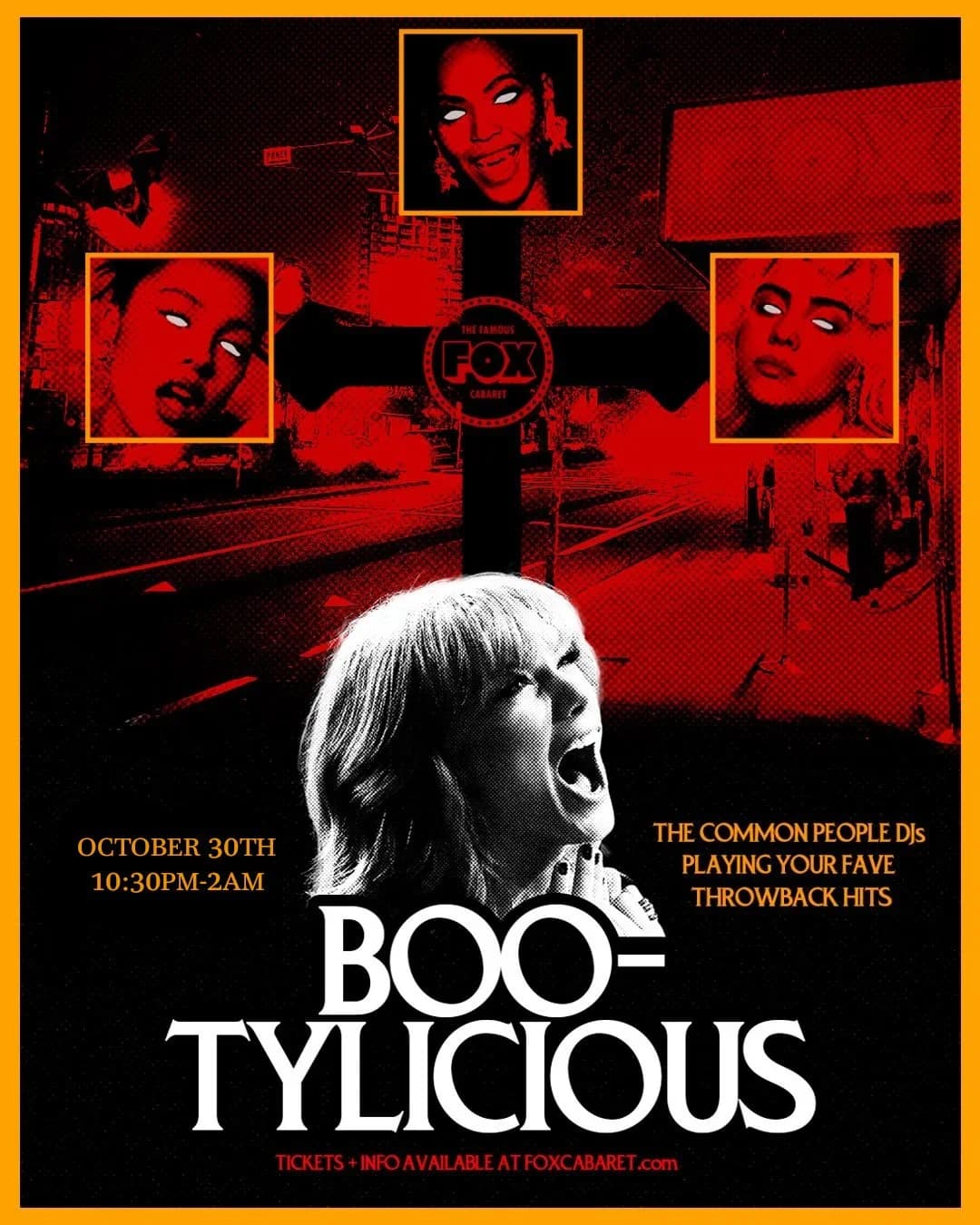 Halloween Friday at The Fox! BOO-tylicious: All Throwback Hits